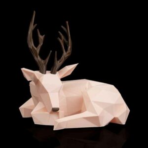 Low Poly Reindeer - Table Lamp